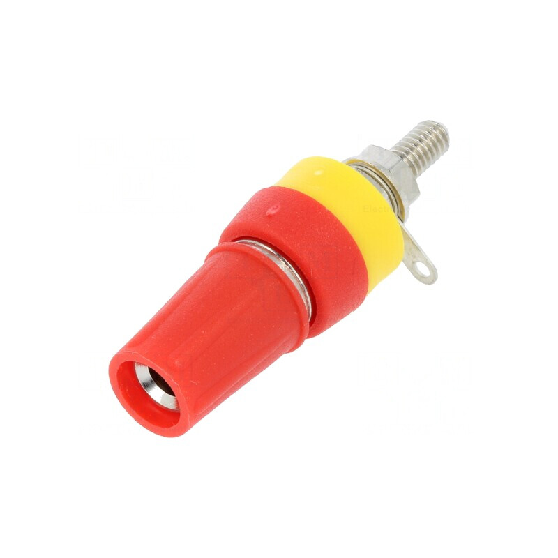 Soclu Banană 4mm 15A Roșu pentru Panou | Electronic-mag.ro | Componente Electronice Soclu Banană 4mm 15A Roșu pentru Panou | Electronic-mag.ro | Componente Electronice