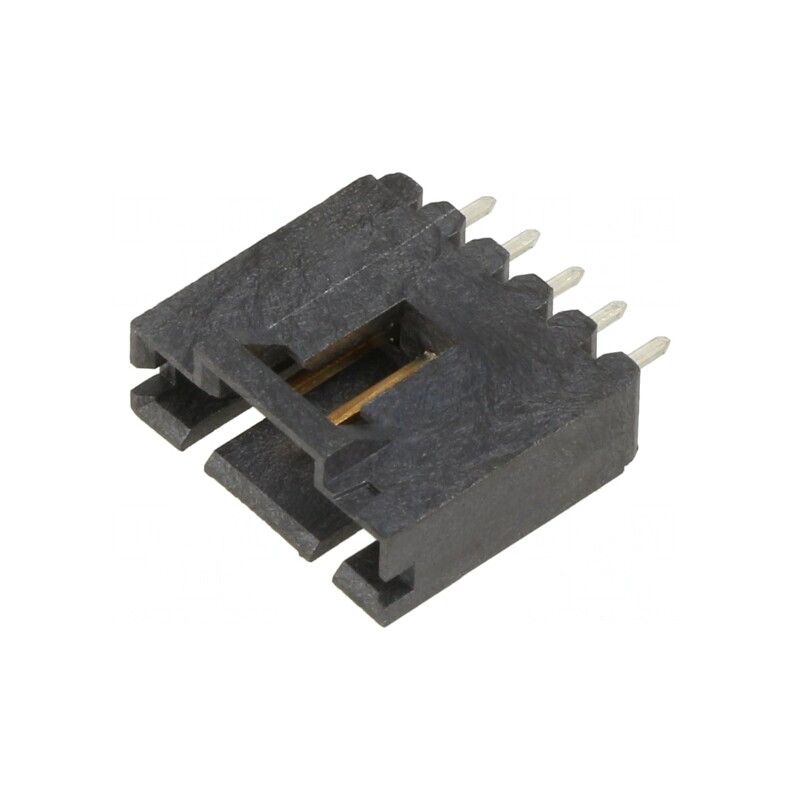 Soclu cablu-placă 2,54mm PIN 5 aurit THT | Electronic-mag.ro | Componente Electronice