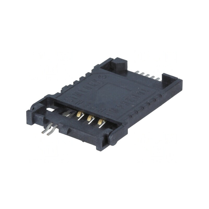 Conector pentru carduri SIM SMT 6 PIN 3mm 100mΩ | Electronic-mag.ro | Componente Electronice Conector pentru carduri SIM SMT 6 PIN 3mm 100mΩ | Electronic-mag.ro | Componente Electronice