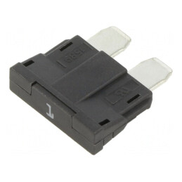 Siguranță Auto 1A 250VAC 58VDC 19mm UNIVAL | Electronic-mag.ro | Componente Electronice