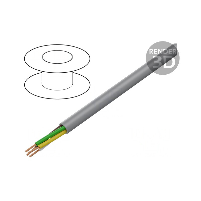 Cablu de Control Chainflex CF130.UL 4G0,5mm2 PVC Gri | Electronic-mag.ro | Componente Electronice