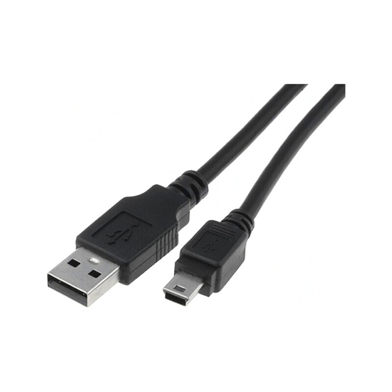Cablu USB 2.0 A-B Mini 3m Negru | Electronic-mag.ro | Componente Electronice Cablu USB 2.0 A-B Mini 3m Negru | Electronic-mag.ro | Componente Electronice