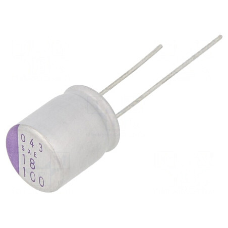 Condensator Polimeric 18uF 100V THT | Electronic-mag.ro | Componente Electronice