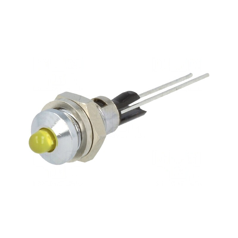 Lampa LED Convex Galbenă Ø6mm pentru PCB Alamă | Electronic-mag.ro | Componente Electronice Lampa LED Convex Galbenă Ø6mm pentru PCB Alamă | Electronic-mag.ro | Componente Electronice