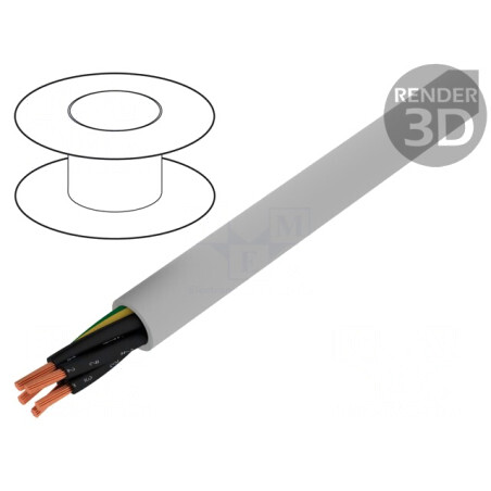Cablu ÖLFLEX 191 3G1mm2 neecranat 300/500V gri | Electronic-mag.ro | Componente Electronice