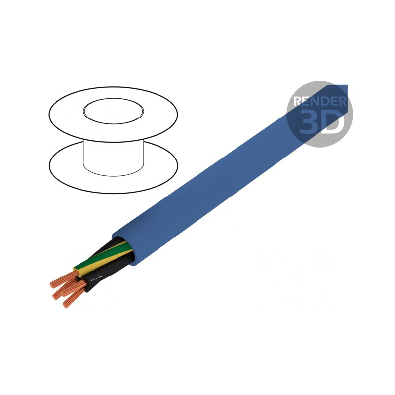 Cablu ÖLFLEX EB 3G1.5mm2 Neecranat 300V 500V Cu Litat | Electronic-mag.ro | Componente Electronice