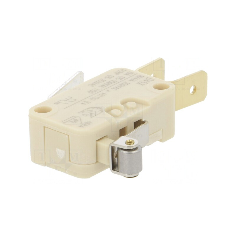 Microîntrerupător cu Manetă și Rolă 16A/250V | Electronic-mag.ro | Componente Electronice