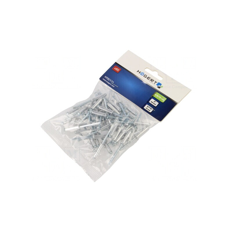 Diblu Aluminiu 4.8mm x 18mm - Set 50 Buc. | Electronic-mag.ro | Componente Electronice Diblu Aluminiu 4.8mm x 18mm - Set 50 Buc. | Electronic-mag.ro | Componente Electronice