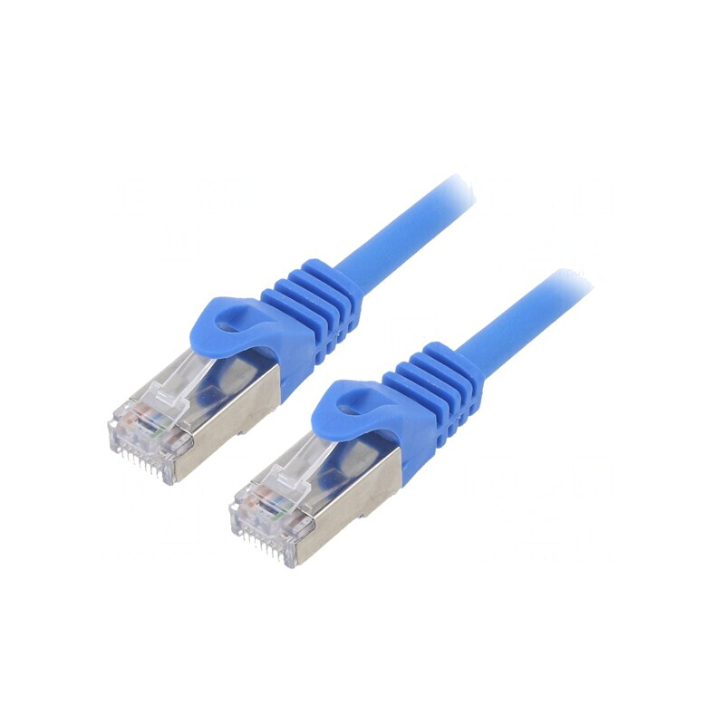 Cablu Patch Cord F/UTP Cat6 Albastru 2m RJ45 | Electronic-mag.ro | Componente Electronice