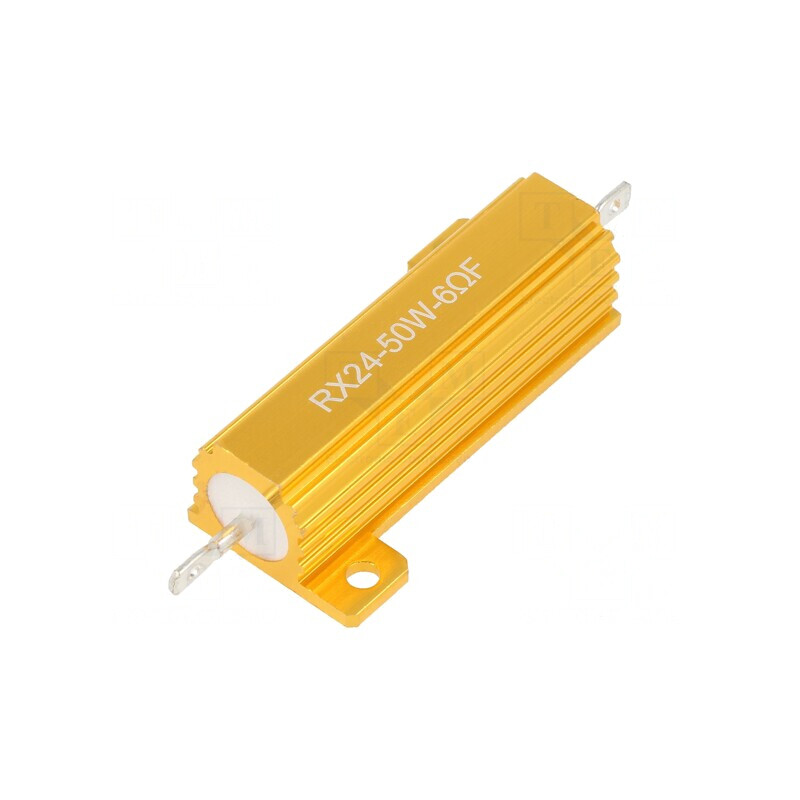 Rezistor Bobinat 6Ω 50W Cu Radiator | Electronic-mag.ro | Componente Electronice Rezistor Bobinat 6Ω 50W Cu Radiator | Electronic-mag.ro | Componente Electronice