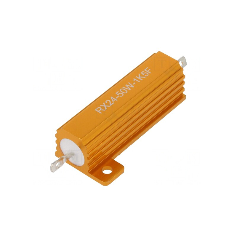 Rezistor Bobinat cu Radiator 1,5kΩ 50W ±1% 30ppm/°C | Electronic-mag.ro | Componente Electronice Rezistor Bobinat cu Radiator 1,5kΩ 50W ±1% 30ppm/°C | Electronic-mag.ro | Componente Electronice
