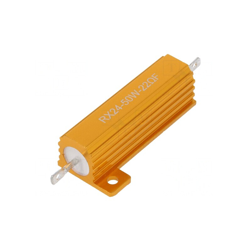 Rezistor bobinat cu radiator 22Ω 50W ±1% 50ppm/°C pentru lipit | Electronic-mag.ro | Componente Electronice Rezistor bobinat cu radiator 22Ω 50W ±1% 50ppm/°C pentru lipit | Electronic-mag.ro | Componente Electronice