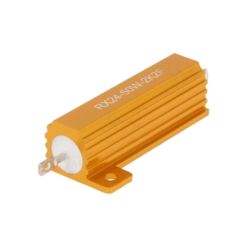 Rezistor Bobinat cu Radiator 2.2kΩ 50W ±1% | Electronic-mag.ro | Componente Electronice Rezistor Bobinat cu Radiator 2.2kΩ 50W ±1% | Electronic-mag.ro | Componente Electronice