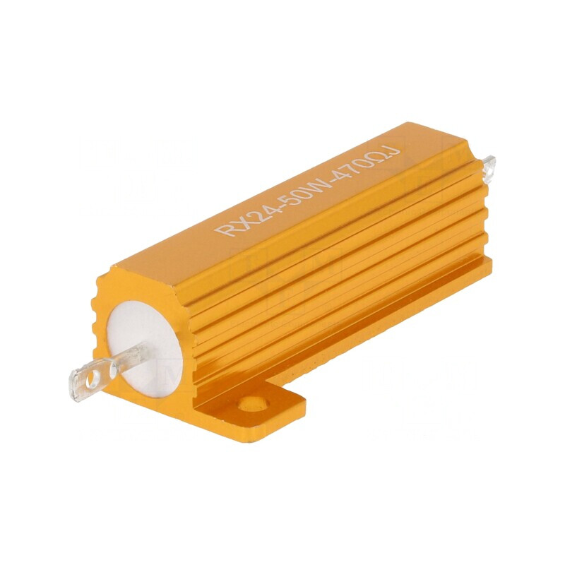 Rezistor Bobinat 470Ω 50W Radiator | Electronic-mag.ro | Componente Electronice Rezistor Bobinat 470Ω 50W Radiator | Electronic-mag.ro | Componente Electronice