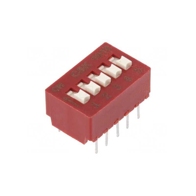 Comutator DIP-SWITCH 5 Secțiuni SMT 0.1A 50VDC | Electronic-mag.ro | Componente Electronice Comutator DIP-SWITCH 5 Secțiuni SMT 0.1A 50VDC | Electronic-mag.ro | Componente Electronice