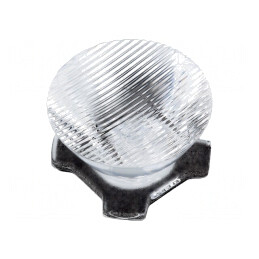 Lentilă LED Transparentă Rotundă 7,5/55° 21,6mm | Electronic-mag.ro | Componente Electronice