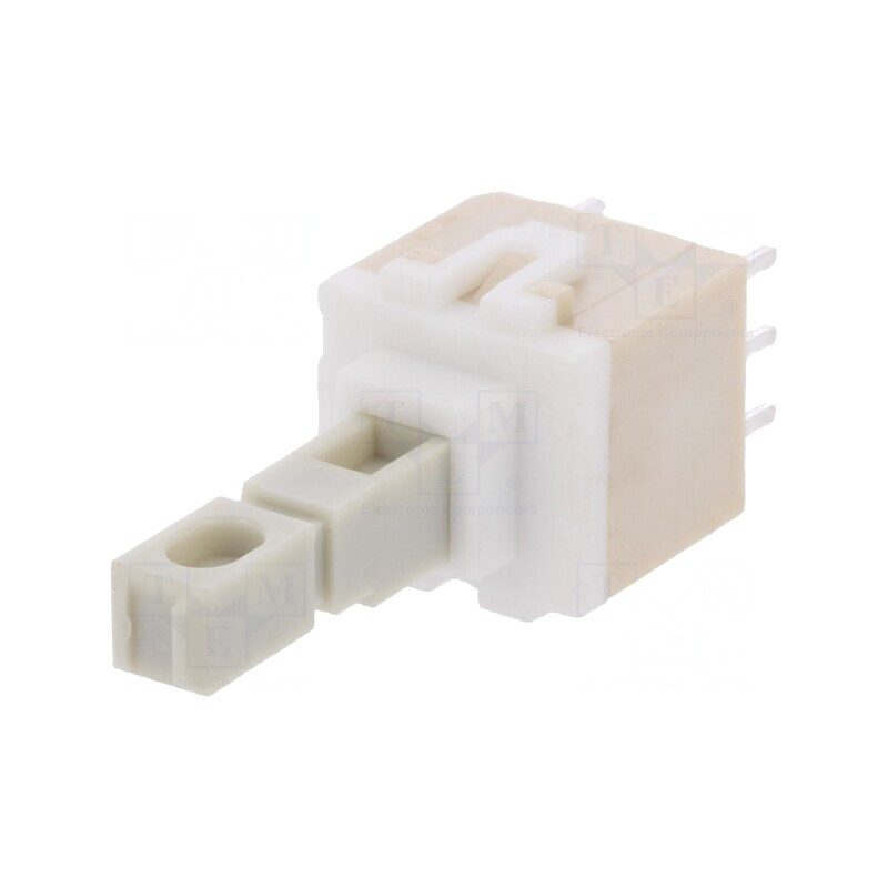 Comutator Tastatură Albă DPDT 0,1A/32VDC | Electronic-mag.ro | Componente Electronice