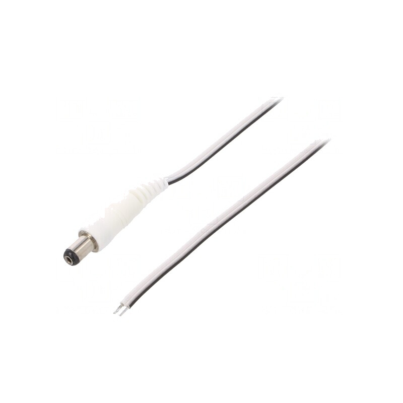 Cablu Alimentare Alb 1,5m 2x0,5mm2 DC 5,5/1,7 | Electronic-mag.ro | Componente Electronice Cablu Alimentare Alb 1,5m 2x0,5mm2 DC 5,5/1,7 | Electronic-mag.ro | Componente Electronice