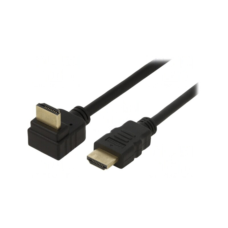 Cablu HDMI 2.0 HDCP 2.2 0,5m 270° | Electronic-mag.ro | Componente Electronice