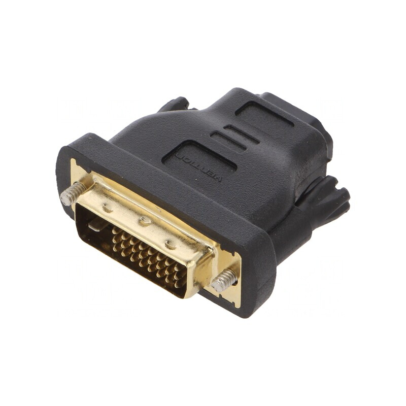 Adaptor HDMI 1.4 la DVI-D Negru | Electronic-mag.ro | Componente Electronice