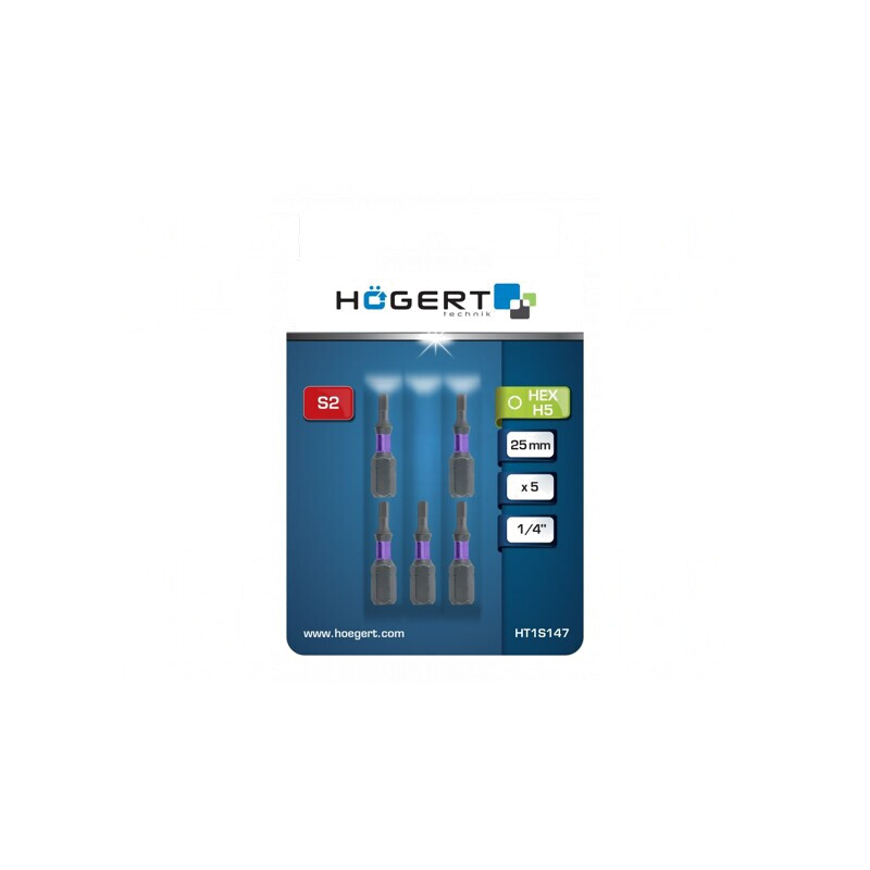 Set 5 Capete Șurubelniță Imbus HEX 5mm 25mm | Electronic-mag.ro | Componente Electronice