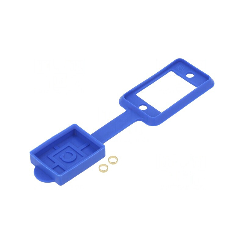 Garnitură Soclu SLIM Albastră 29mm Cu Capac | Electronic-mag.ro | Componente Electronice