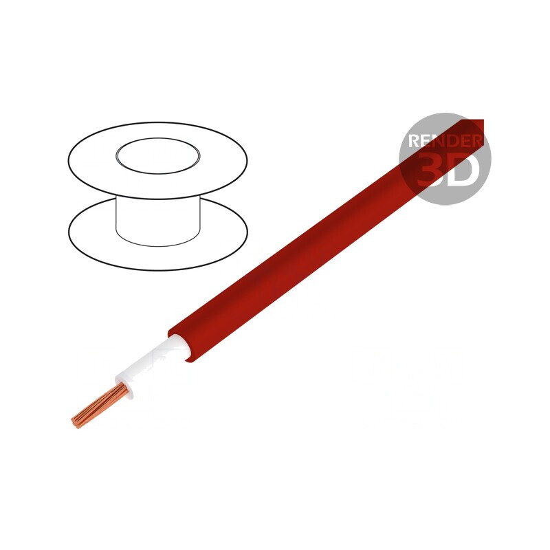 Cablu Litat OFC PVC Roșu 1x1mm2 Izolație Dublă | Electronic-mag.ro | Componente Electronice