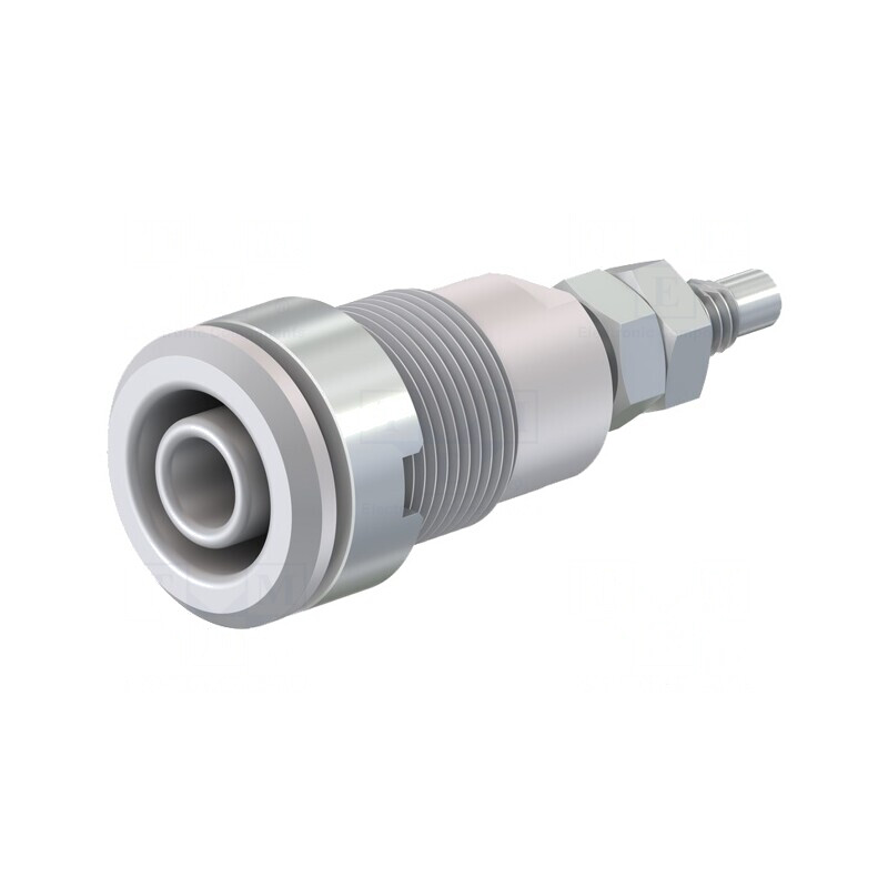 Soclu Banană 4mm 32A 1kV Alb Nichelat Alamă | Electronic-mag.ro | Componente Electronice Soclu Banană 4mm 32A 1kV Alb Nichelat Alamă | Electronic-mag.ro | Componente Electronice