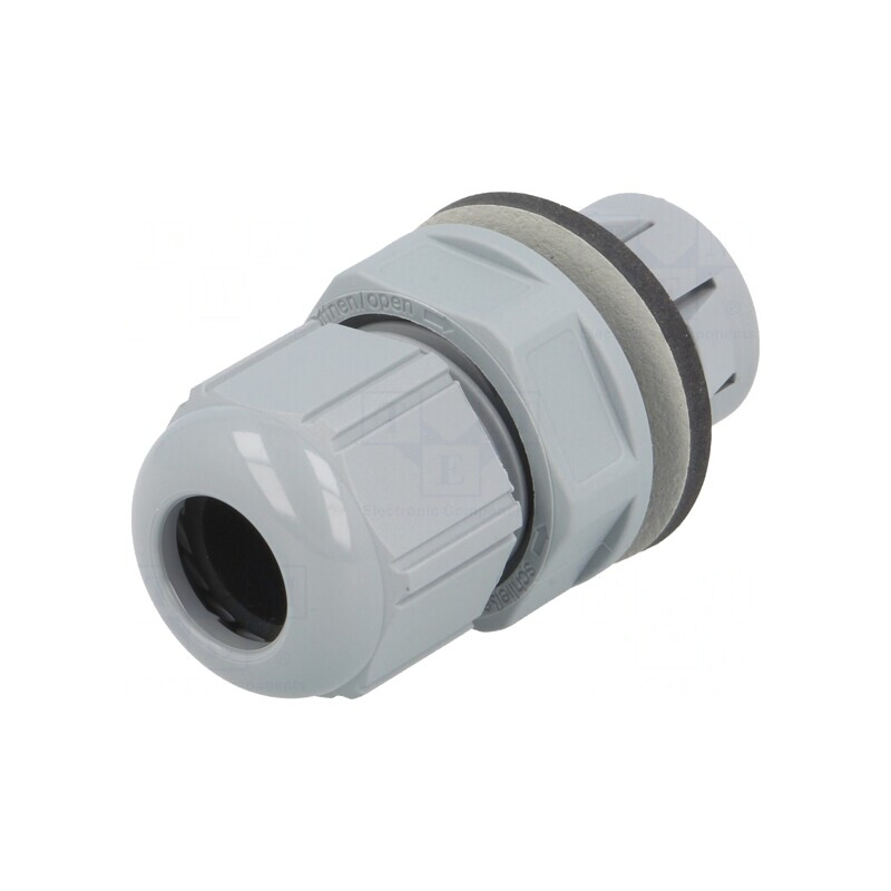 Garnitură etanșare IP68 poliamidă gri închis | Electronic-mag.ro | Componente Electronice