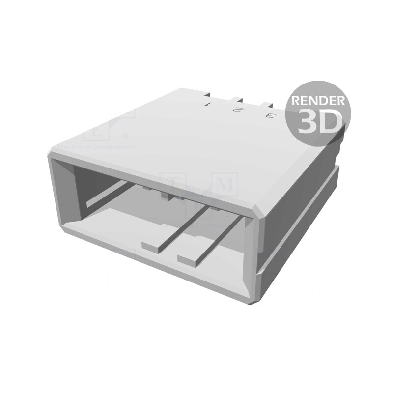 Soclu cablu-placă Dynamic D-3100S 3,81mm 250V 12A 3 PIN | Electronic-mag.ro | Componente Electronice