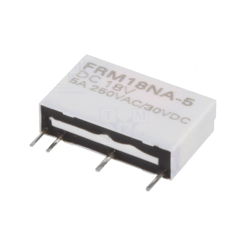 Releu electromagnetic 18VDC 5A SPST-NO | Electronic-mag.ro | Componente Electronice