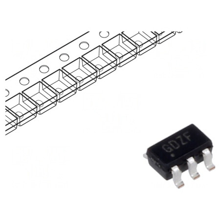 Receptor RS422/RS485 20Mbps 3-5,5V SOT23-6 | Electronic-mag.ro | Componente Electronice