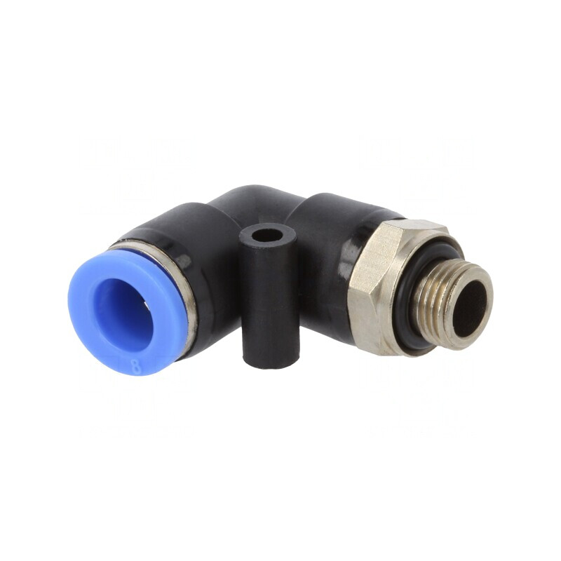 Racord push-in unghiular G 1/8 PBT | Electronic-mag.ro | Componente Electronice