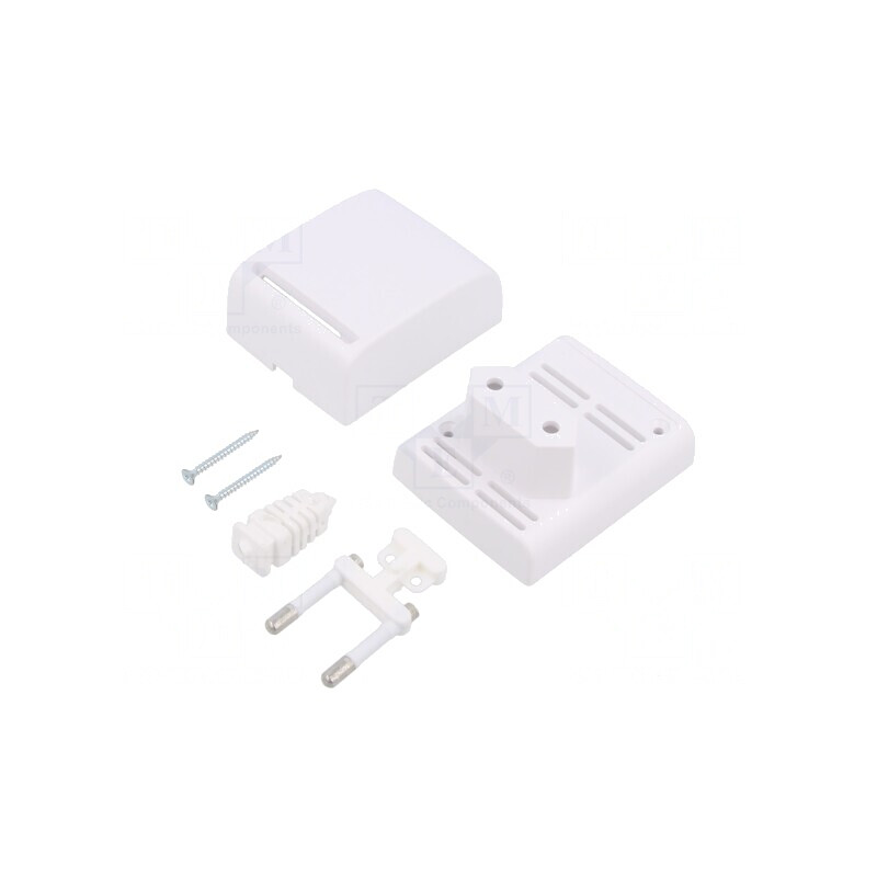 Carcasă ABS Albă pentru Alimentator 48x61.1x56mm | Electronic-mag.ro | Componente Electronice