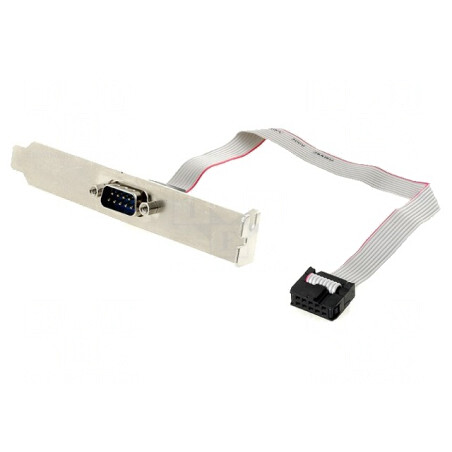 Adaptor D-Sub 9pin la 10pin 0.25m cu Brățară pe Slot | Electronic-mag.ro | Componente Electronice