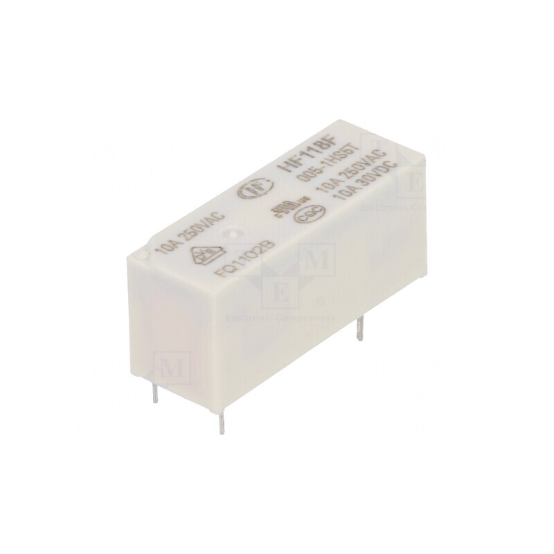 Releu Electromagnetic SPST-NO 5VDC 10A 250VAC | Electronic-mag.ro | Componente Electronice