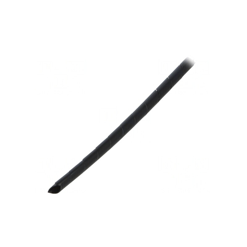 Înfășurare Spirală Neagră 6mm 10m | Electronic-mag.ro | Componente Electronice