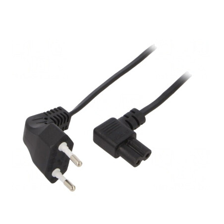 Cablu Electric 2x0,5mm2 PVC Negru 1m 2,5A 250V | Electronic-mag.ro | Componente Electronice