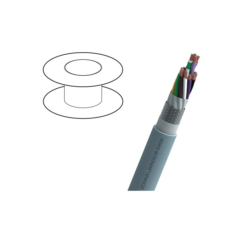 Cablu MOTIONLINE® ADVANCED 5x0,34mm2 PVC Gri 300V | Electronic-mag.ro | Componente Electronice