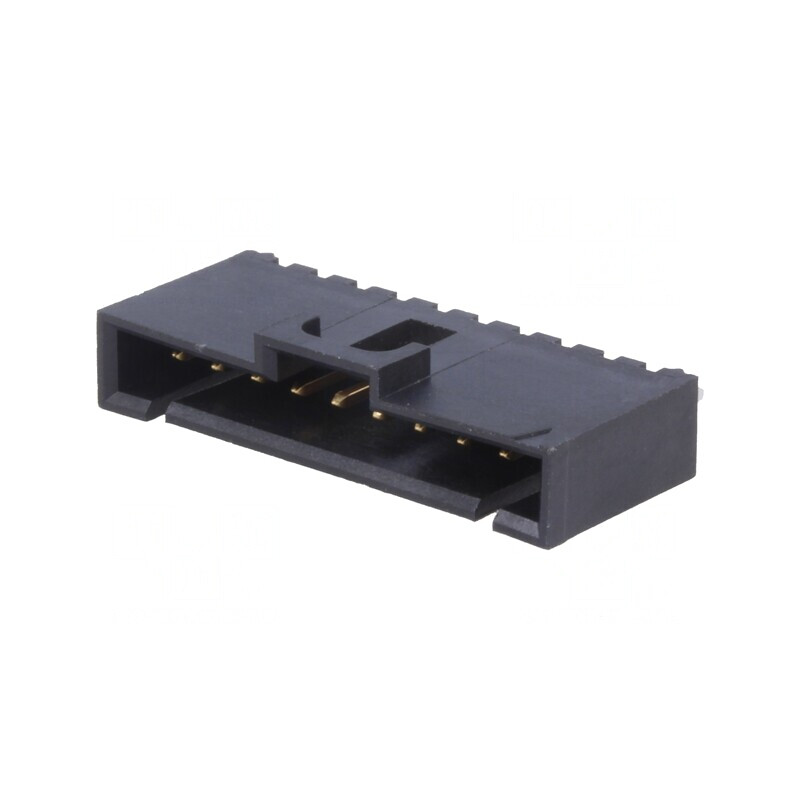 Soclu cablu-placă 2,54mm 10 PIN THT aurit drept | Electronic-mag.ro | Componente Electronice