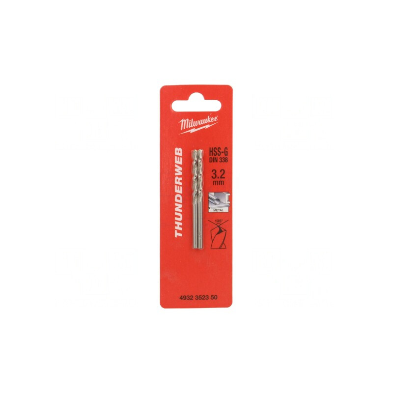 Burghiu Metal 3.2mm HSS-G 2buc. | Electronic-mag.ro | Componente Electronice