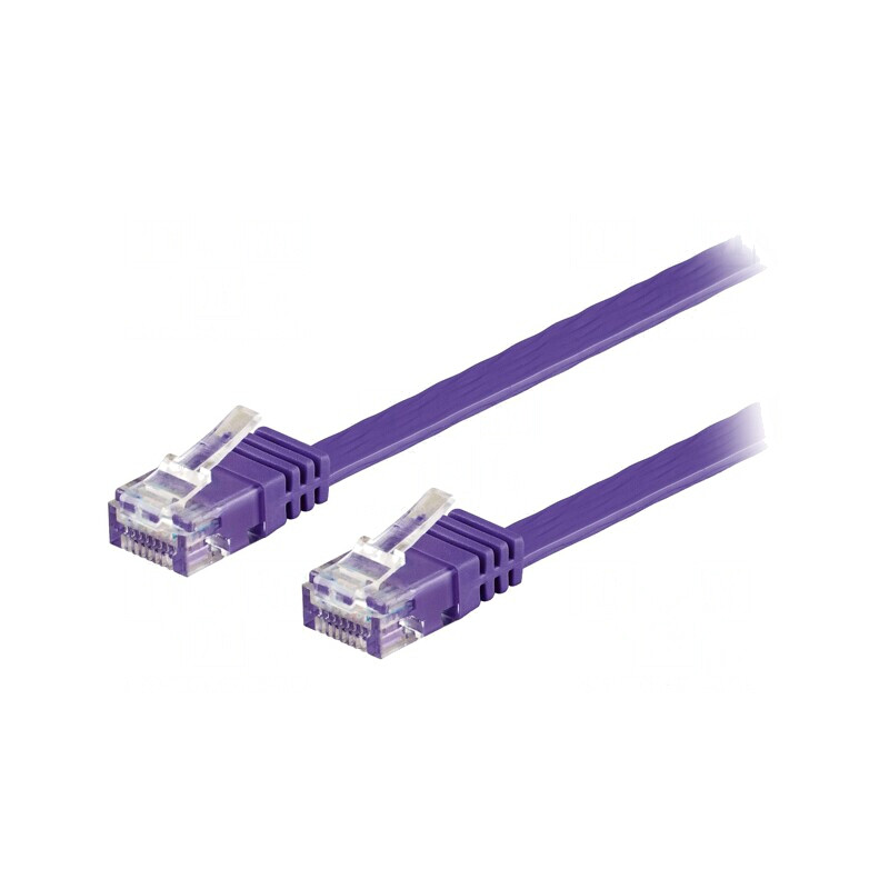 Patch Cord UTP Cat6 PVC Violet 2m | Electronic-mag.ro | Componente Electronice