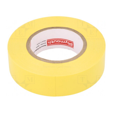Bandă Electroizolantă Galbenă 19mm x 20m | Electronic-mag.ro | Componente Electronice