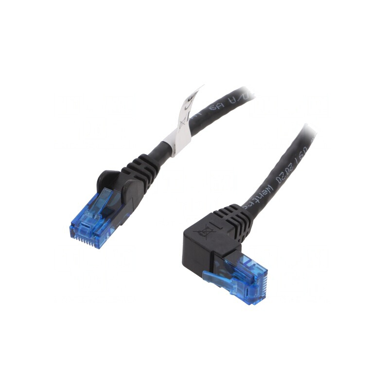 Patch Cord Ethernet Cat6a Negru 1m | Electronic-mag.ro | Componente Electronice