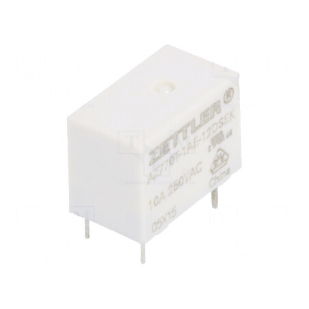 Releu Electromagnetic SPST-NO 12VDC 10A 250VAC | Electronic-mag.ro | Componente Electronice