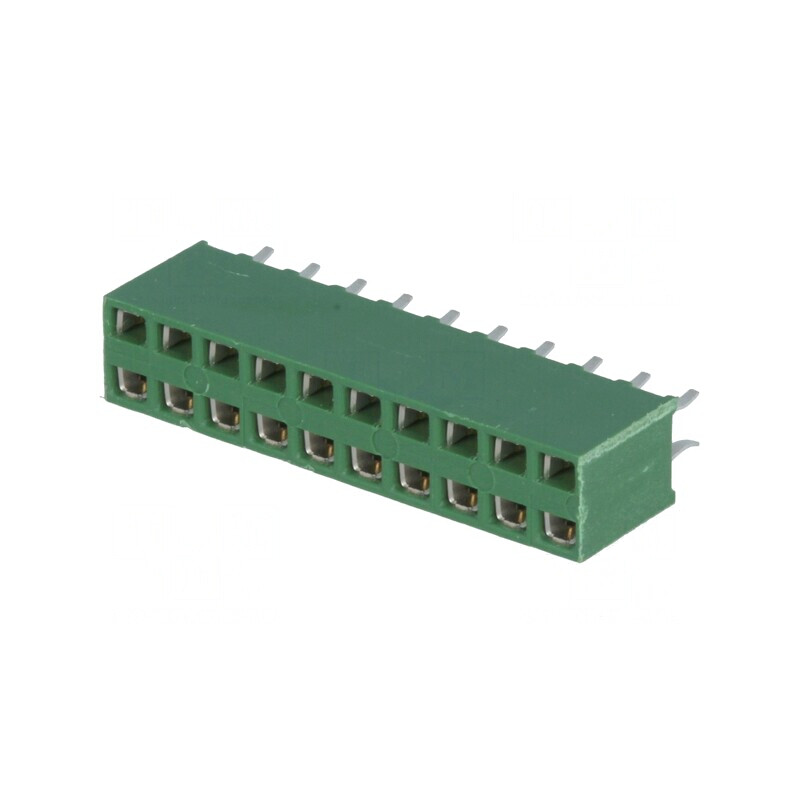Soclu pini 20 pini 2,54mm THT 2x10 | Electronic-mag.ro | Componente Electronice