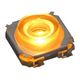 Microîntrerupător TACT SPST-NO 0,05A 28VDC SMT LED | Electronic-mag.ro | Componente Electronice