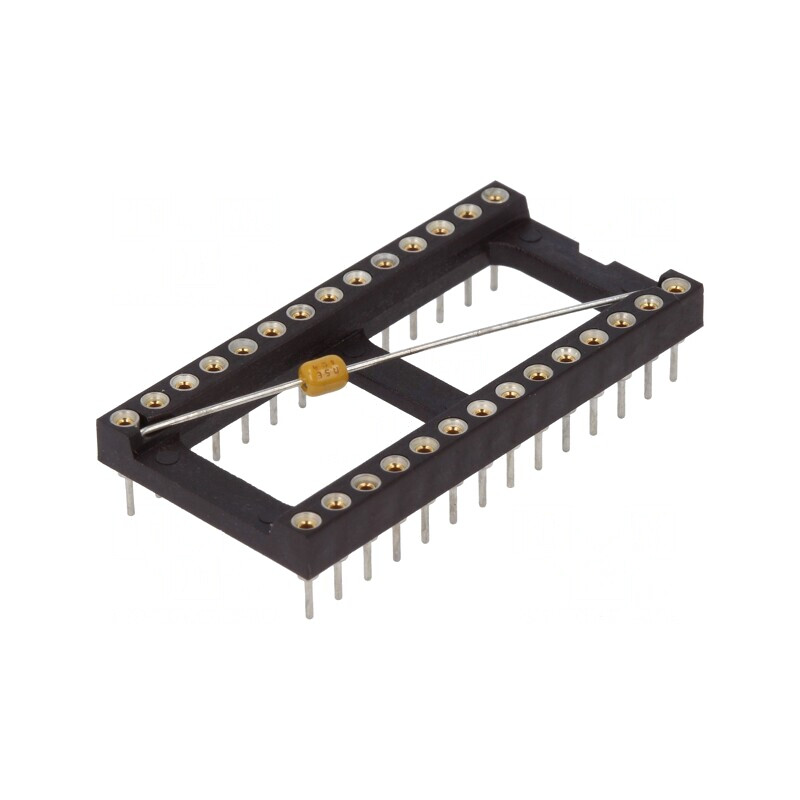 Soclu DIP28 pentru Circuite Integrate 2,54mm THT | Electronic-mag.ro | Componente Electronice