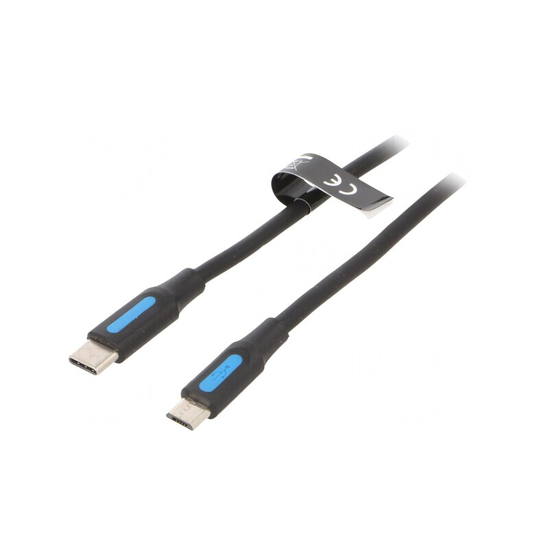 Cablu USB 2.0 Micro USB B la USB C 0,5m | Electronic-mag.ro | Componente Electronice