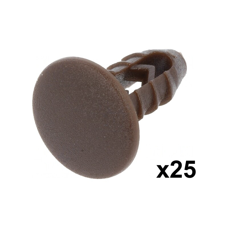 Clips pentru tapițerie 25buc Fiat 20mm negru | Electronic-mag.ro | Componente Electronice